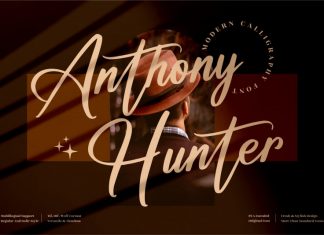 Anthony Hunter Script Font