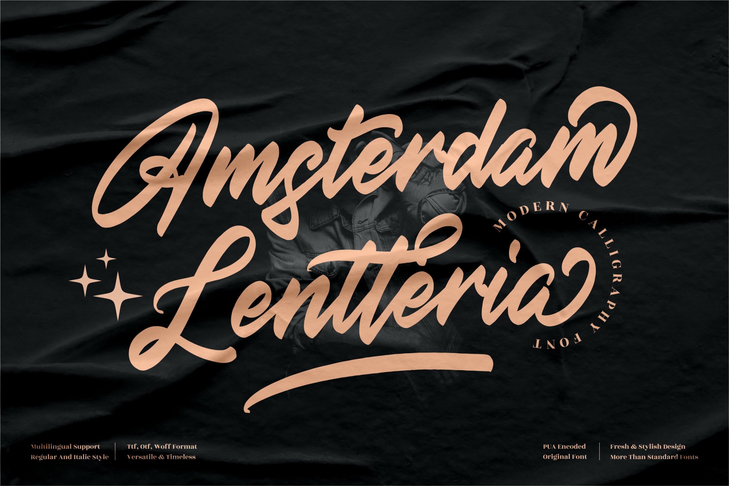 Amsterdam Lentteria Script Font