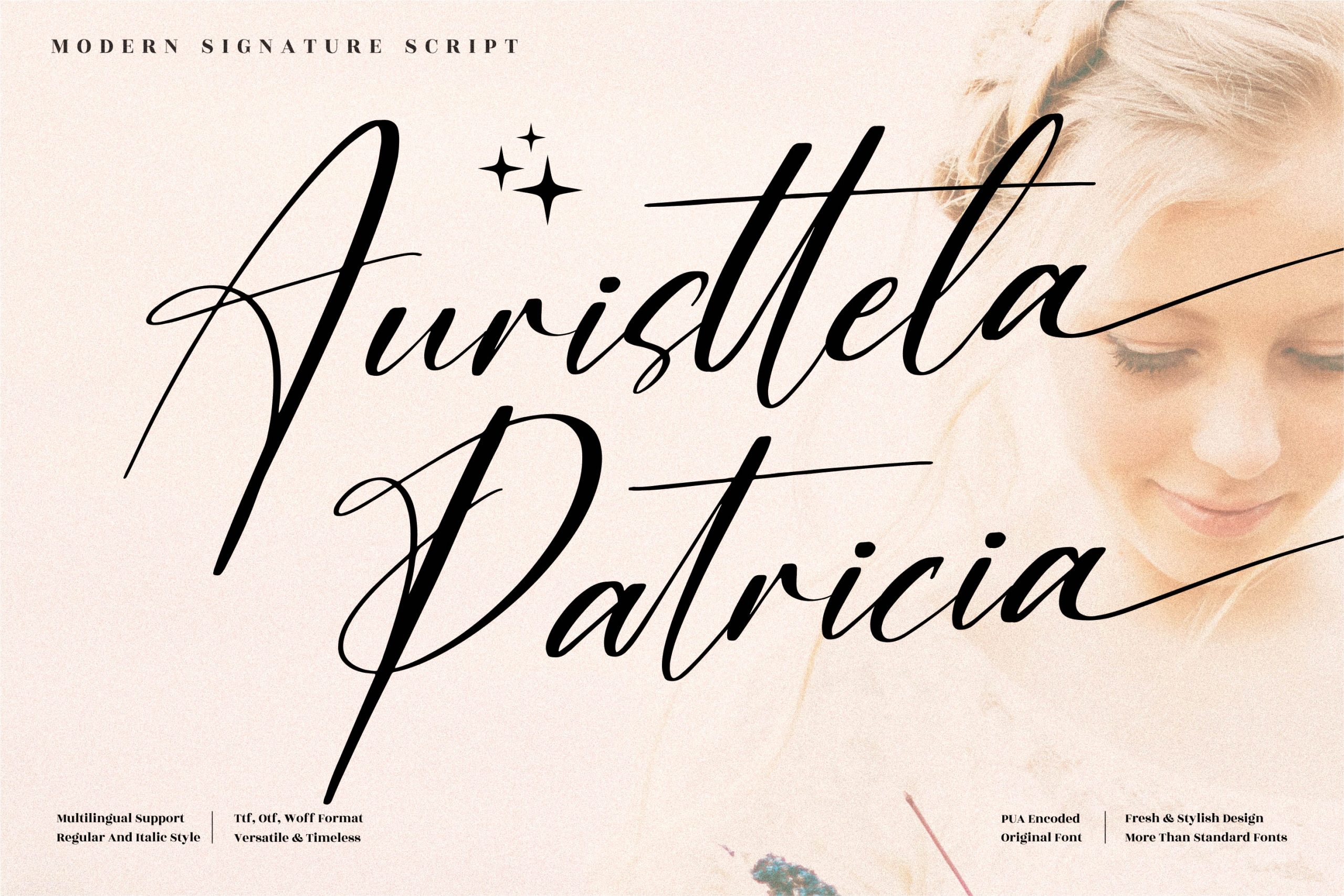 Auristtela Patricia Script Font
