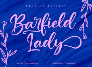 Barfield Lady Script Font