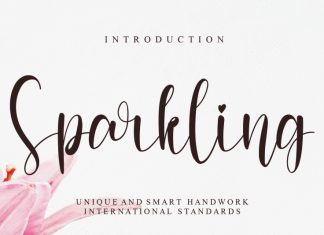 Sparkling Script Font
