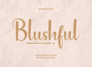 Blushful Calligraphy Font