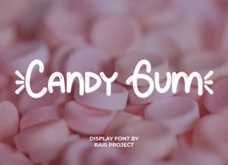Candy Gum ,Display Font
