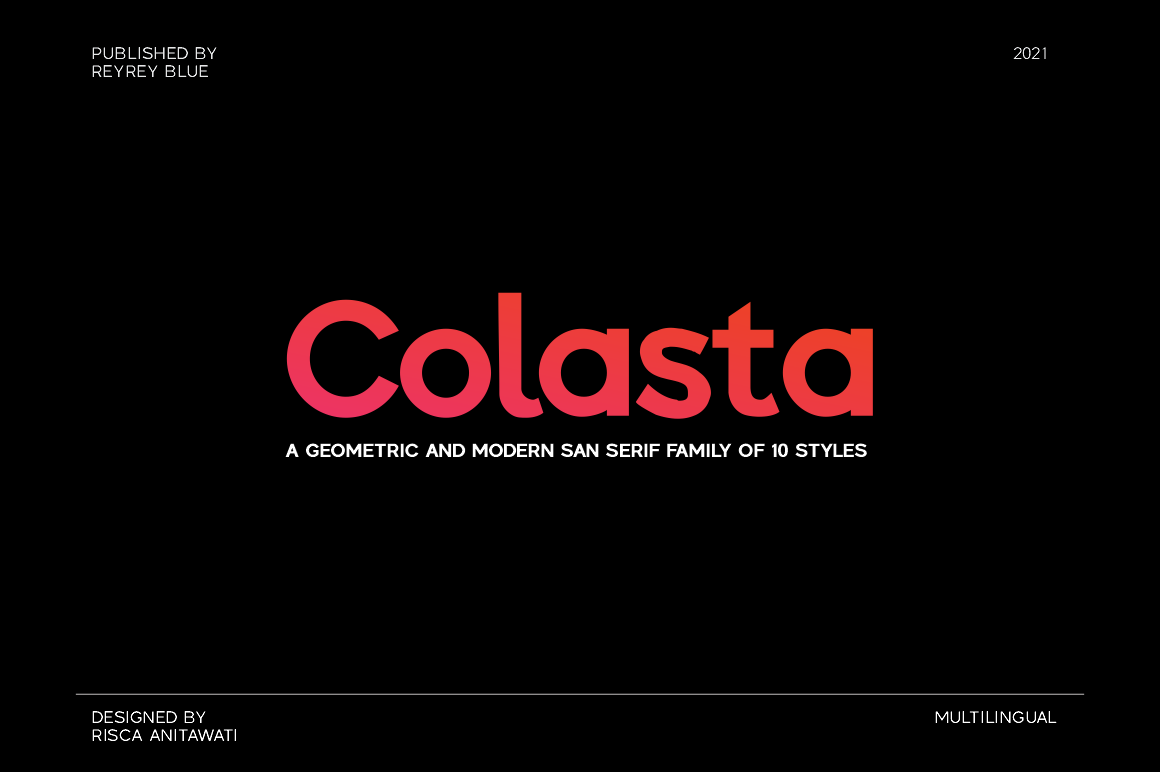 Colasta Sans Serif Font