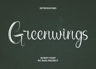 Greenwings Script Font