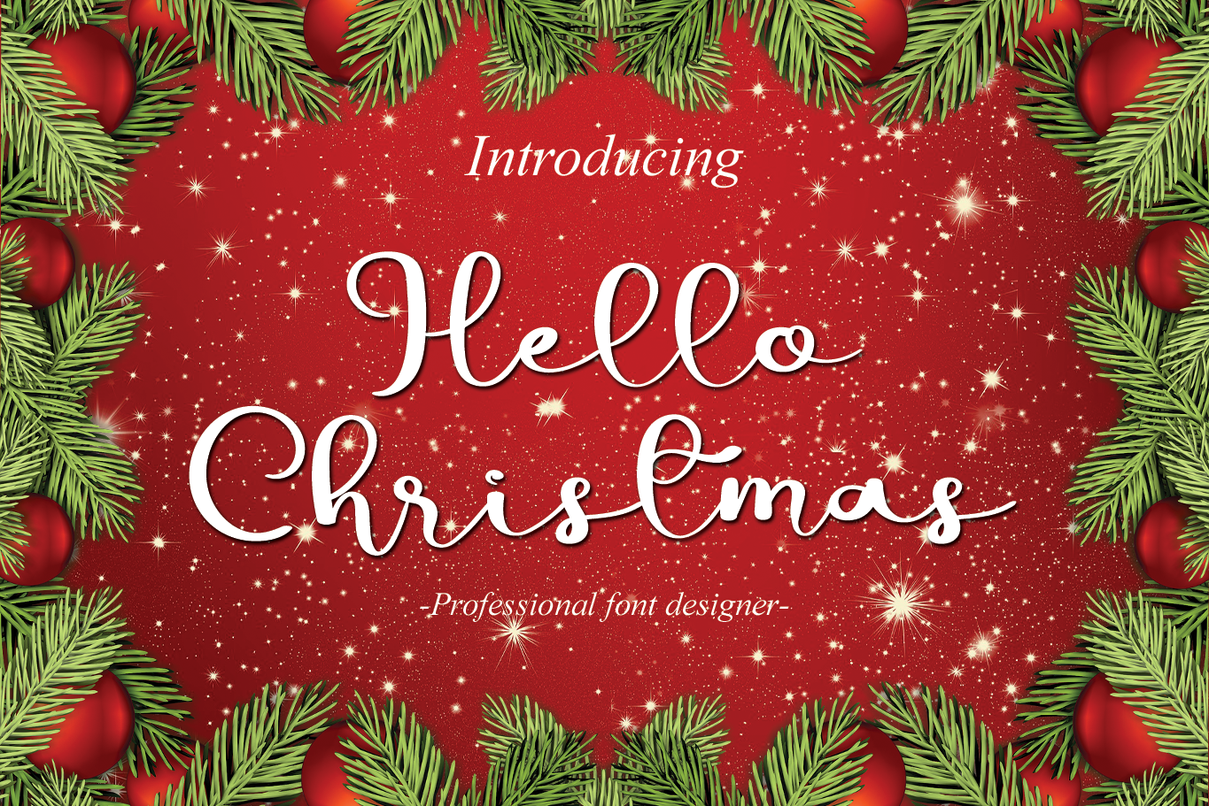 Hello Christmas Script Font