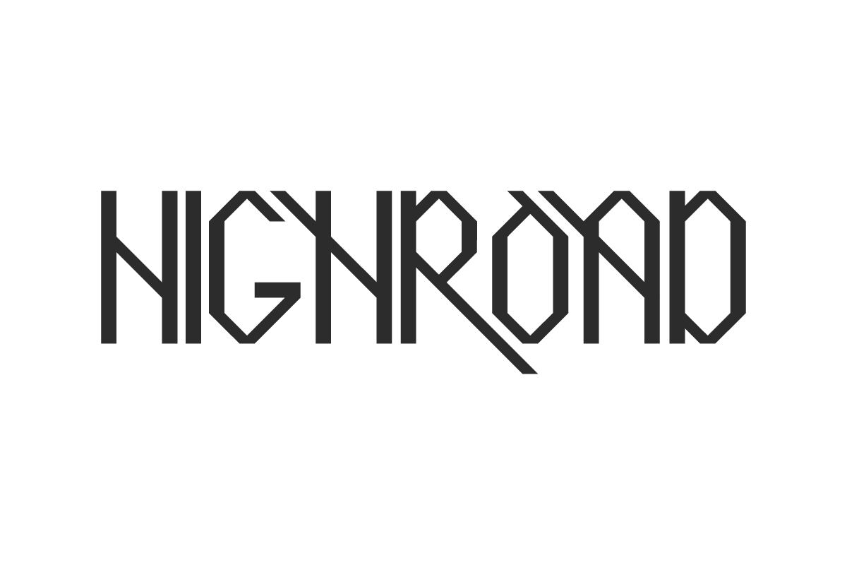 Highroad Display Font