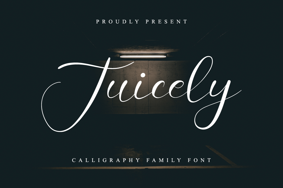 Juicely Calligraphy Font