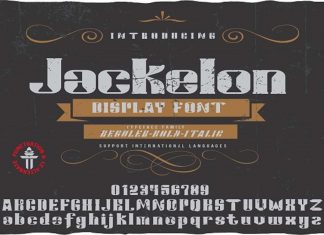 Jackelon Display Font