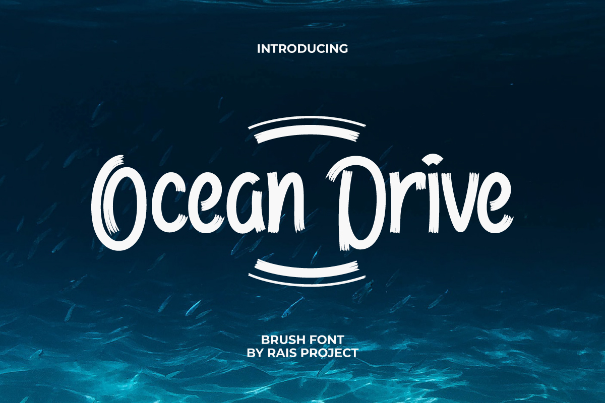 Ocean Drive Display Font