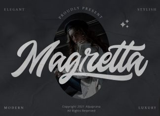 Magretta Bold Script Font