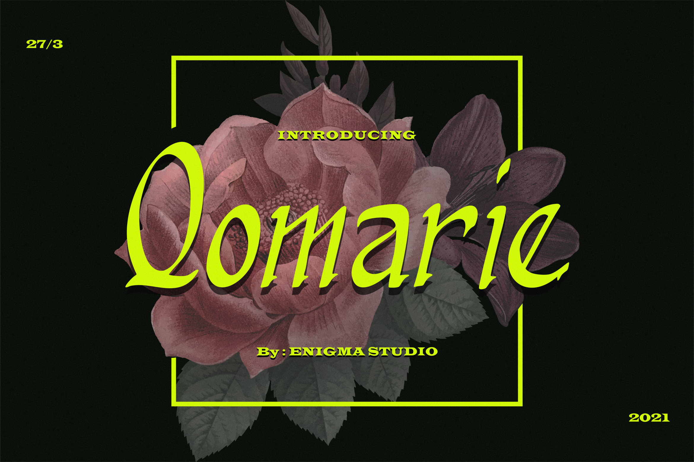 Qomarie Display Font