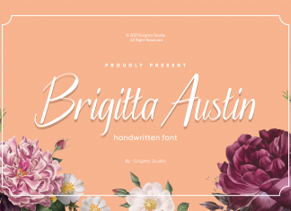 Brigitta Austin Script Font