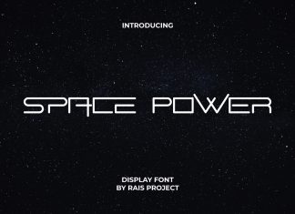 Space Power Display Font