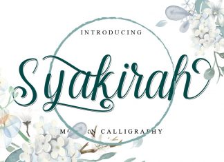 Syakirah Calligraphy Font
