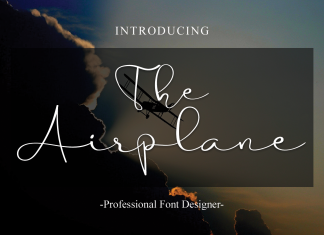 The Airplane Script Font