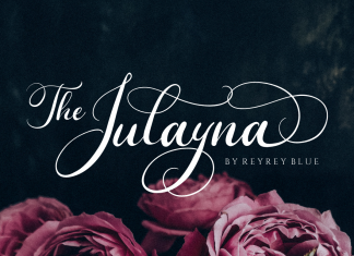 The Julayna Calligraphy Font