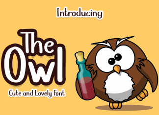 The Owl Display Font