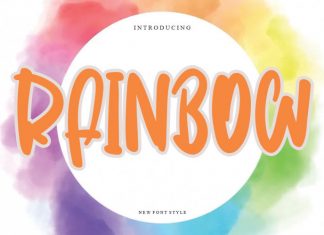 Rainbow Script Font