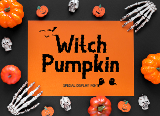 Witch Pumpkin Display Font