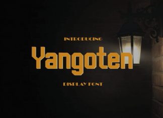 Yangoten Display Font