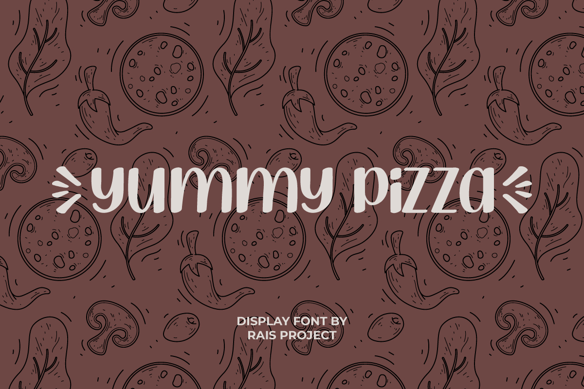 Yummy Pizza Font