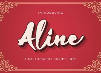 Aline Bold Script Font