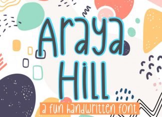 Araya Hill Display Font
