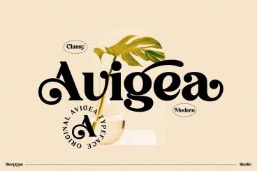Avigea Serif Font