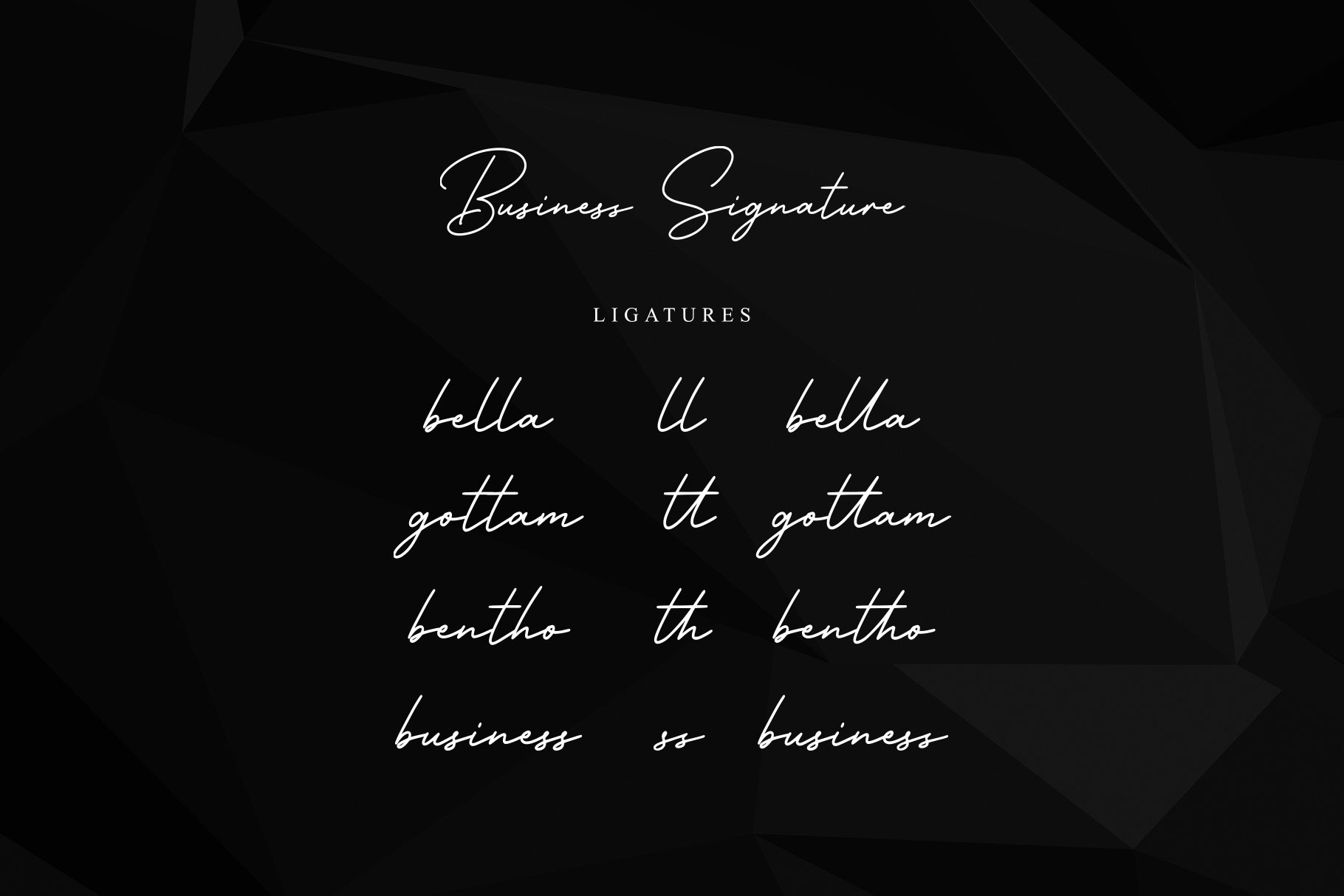 Business Signature Font - Download Free Font