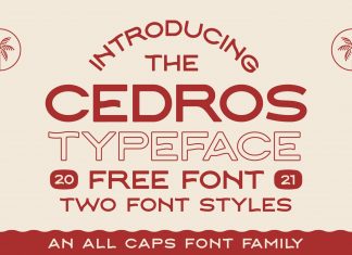 Cedros Display Font