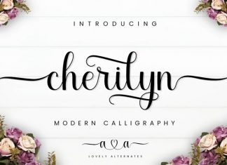 Cherilyn Calligraphy Font