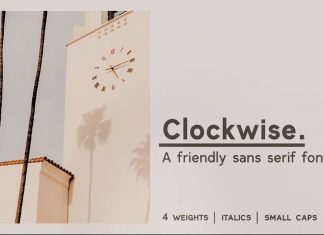 Clockwise Sans Serif Font