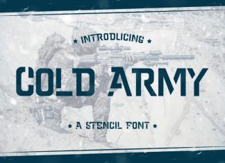 Cold Army Display Font