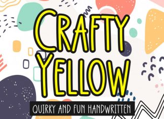 Crafty Yellow Display Font