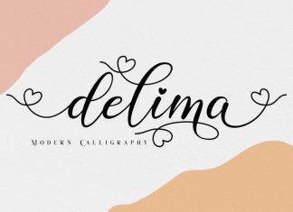 Delima Calligraphy Font
