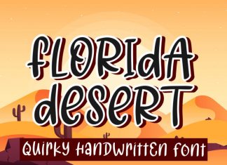 Florida Desert Display Font
