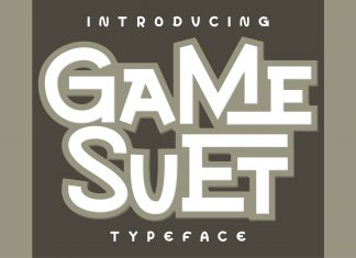 Game Suet Display Font