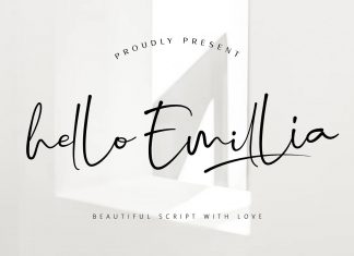 Hello Emillia Handwritten Font