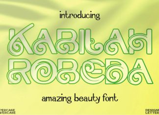 Kabilah Robeda Display Font 