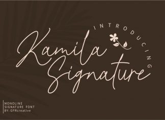Kamila Signature Script Font