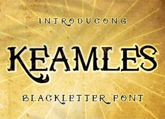Keamles Blackletter Font