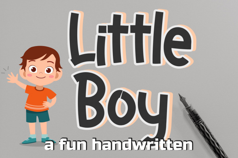 Little Boy Display Font