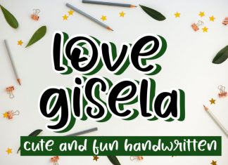 Love Gisela Display Font