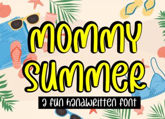 Mommy Summer Font