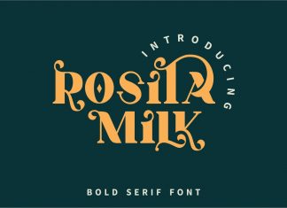 Rosita Milk Serif Font