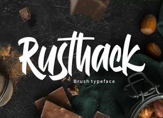 Rusthack Brush Font