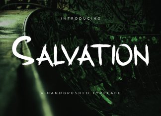 Salvation Brush Font