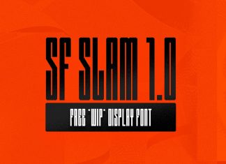 SF SLAM 1.0 Display Font