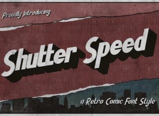Shutter Speed Sans Serif Font 